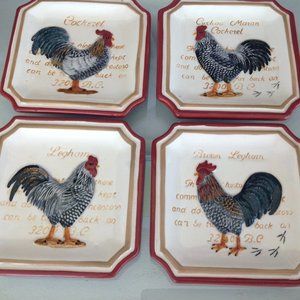 Adorable French Country Ceramic Trivets/Wall Hangings
